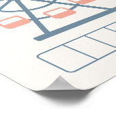 Schuld uitbetaling Ferris Wheel Tracker Poster (Hoek)