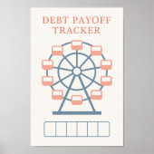 Schuld uitbetaling Ferris Wheel Tracker Poster (Voorkant)