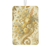 Schuld van Goud - Barok Bloemen Kussen Luchtverfrisser (Achterkant)