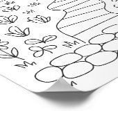 Schuld Vlinder Tuin Pad Tracker Poster (Hoek)