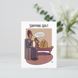 schuldgevoel van de overlevende briefkaart