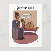 schuldgevoel van de overlevende briefkaart (Voorkant)