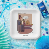 schuldgevoel van de overlevende papieren bordje (Feest)