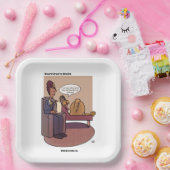 schuldgevoel van de overlevende papieren bordje (Feest)