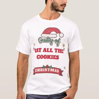Schuldig aan Grappige Kerstman T-Shirt