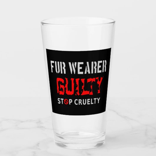 schuldig aan toverdrager glas (Voorkant)