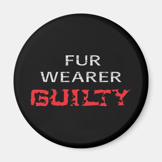 schuldig aan toverdrager magneet (Voorkant)