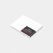 schuldig aan toverdrager post-it® notes (Schuin)