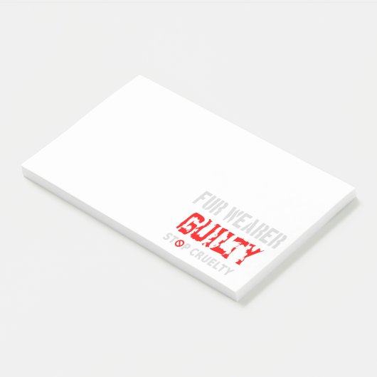 schuldig aan toverdrager post-it® notes (Schuin)