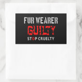 schuldig aan toverdrager rechthoekige sticker (Tas)