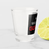 schuldig aan toverdrager shot glas (Links)