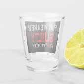 schuldig aan toverdrager shot glas (Achterkant)