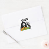 SCHULDIG SATIVA VIERKANTE STICKER (Envelop)