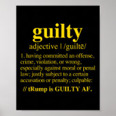 Schuldig - Schuldig Definitie (geel) Poster (Voorkant)