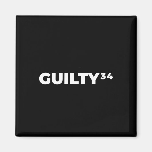 Schuldig &# Telt Magneet (Voorkant)