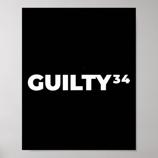 Schuldig &# Telt Poster (Voorkant)