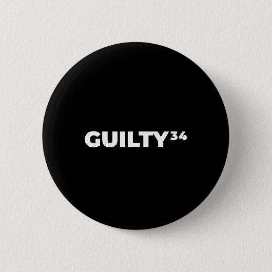 Schuldig &#; Telt Ronde Button 5,7 Cm (Voorkant)
