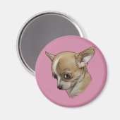Schuldige Chihuahua Puppy Magneet (Voorkant / Achterkant)