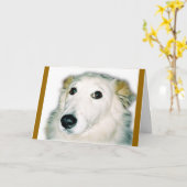 schuldige hond kaart (Gele Bloem)