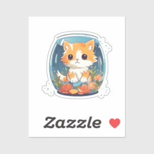 Schuldige Kat Sticker