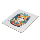 Schuldige Kat Tegeltje (Zijkant)