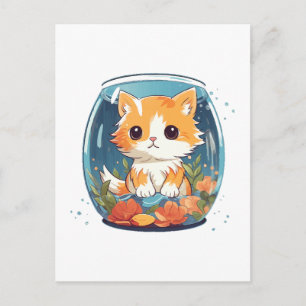 Schuldige Kitty Briefkaart