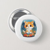 Schuldige Kitty Ronde Button 5,7 Cm (Voorkant /achterkant)