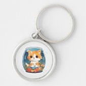 Schuldige Kitty Sleutelhanger (Voorkant)