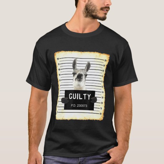Schuldige Lama T-shirt (Voorkant)