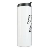 Schuldvrij in 2023 Financiële onafhankelijkheid Thermosbeker (Gedraaid links)