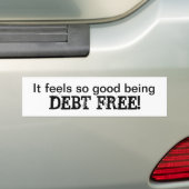 Schuldvrije Bumpersticker (Op auto)