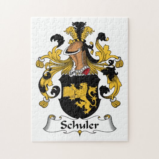 Schuler Family Crest Legpuzzel (Verticaal)