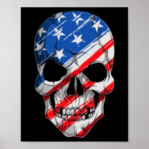 Schull 4 juli Amerikaanse vlag - Onafhankelijkheid Poster