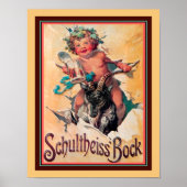  Schultheiss Bock Beer Ad Poster (Voorkant)