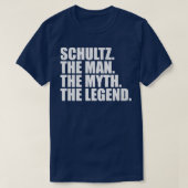 SchultzSchultz Achternaam Schultz Schul T-shirt (Design voorkant)