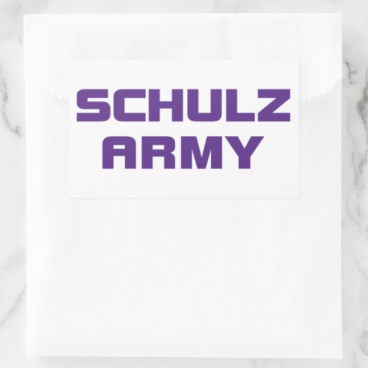 Schulz Army Sticker (Tas)