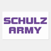 Schulz Army Sticker (Voorkant)