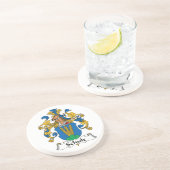 Schulz Family Crest Zandsteen Onderzetter (Zijkant)