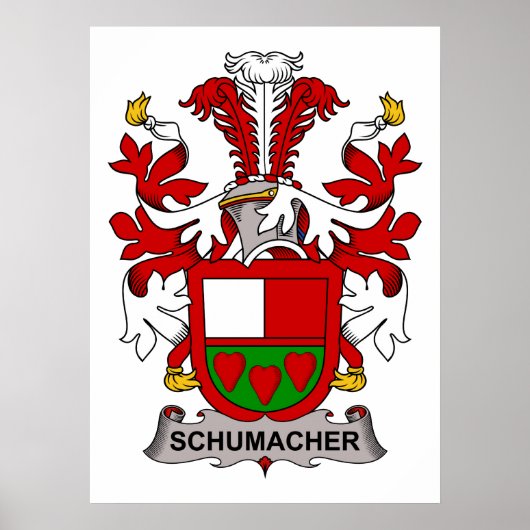 Schumacher Family Crest Poster (Voorkant)