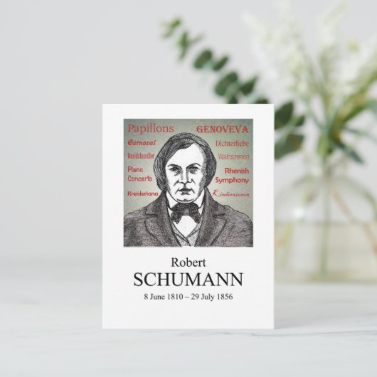 Schumann Briefkaart (Staand voorkant)
