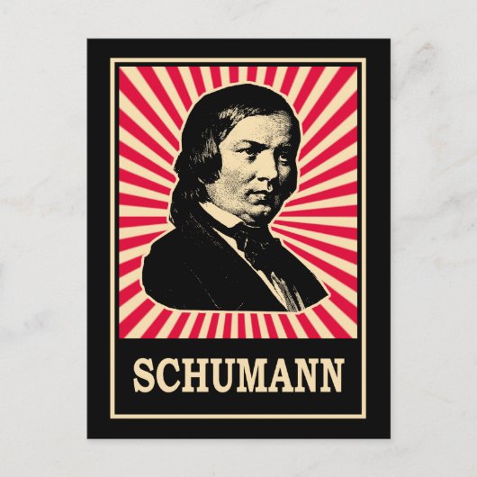 Schumann Briefkaart (Voorkant)