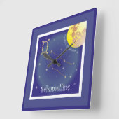 Schumellins 21 matg fin 21 zercladur Uhr Vierkante Klok (Hoek)