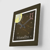 Schumellins 21 matg fin 21 zercladur Uhr Vierkante Klok (Hoek)