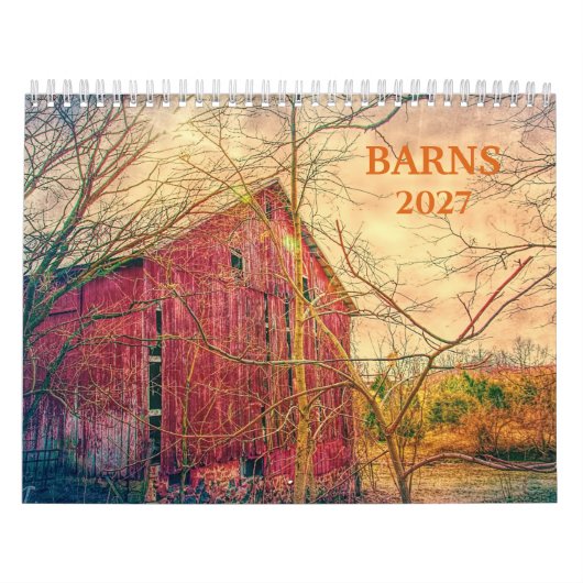 Schuren 2027 Kalender (Hoes)