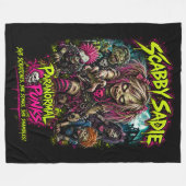 Schurftige Sadie - Paranormale Punks Fleece Deken (Voorkant (Horizontaal))