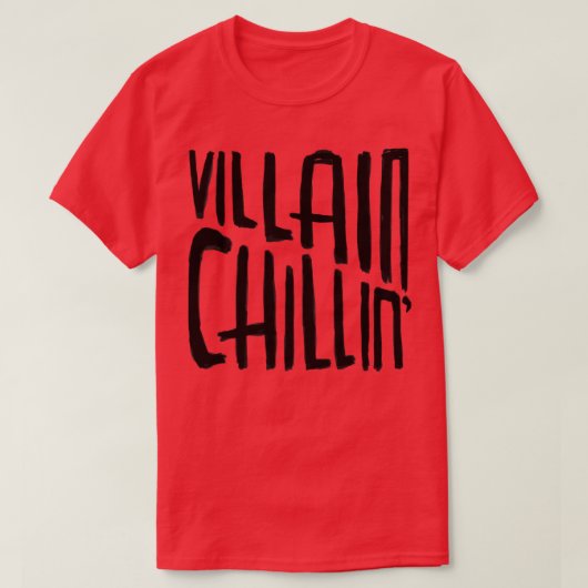 Schurk Grappig Schurk Quote T-shirt (Design voorkant)