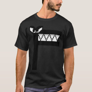 Schurk Letter F Kostuum Jongens Pixel Alfabet Lore T-shirt