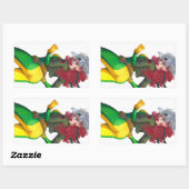 Schurk Rechthoekige Sticker (Vel)