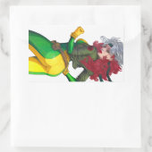 Schurk Rechthoekige Sticker (Tas)