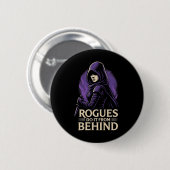 Schurken Doen Het Vanachter Grappig Rpg Tafelbladg Ronde Button 5,7 Cm (Voorkant /achterkant)